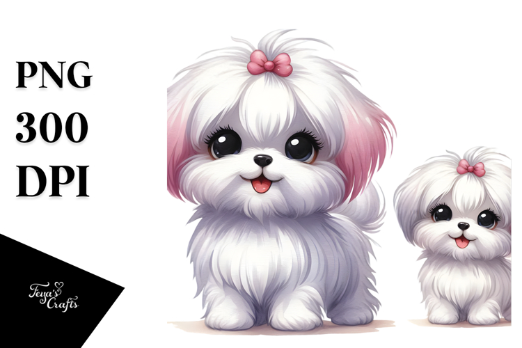 Maltese Clipart Image 5