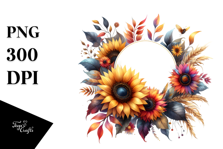 Sunflower Clipart Image 24
