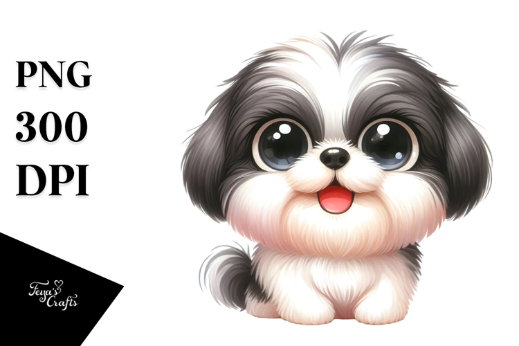 Shih Tzu Clipart Image 4