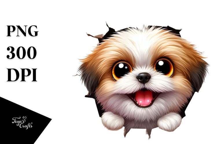 Shih Tzu Clipart Image 21