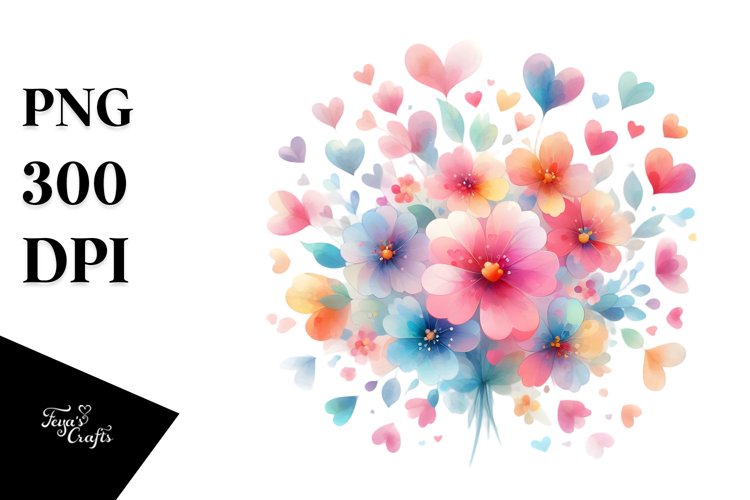 Flower Sticker Png Image 5