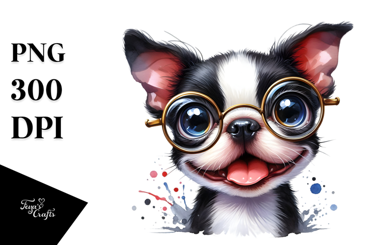 Boston Terrier Clipart Image 12