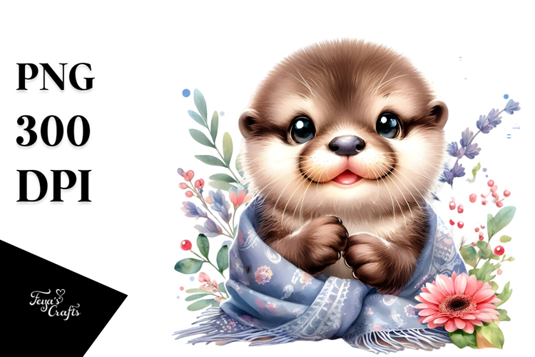 Otter Clipart Image 11