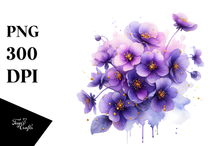 Violet Clipart Image 14