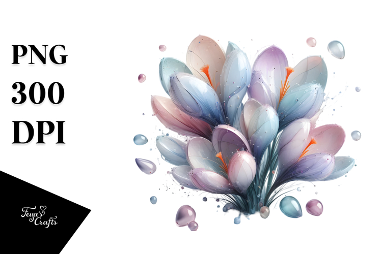 Glossy Crocus, High Quality PNG example image 1