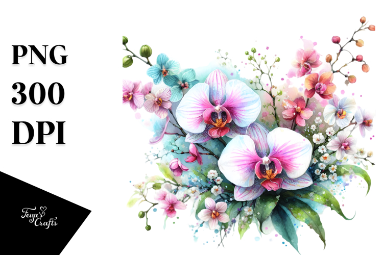 Orchid Clipart Image 15