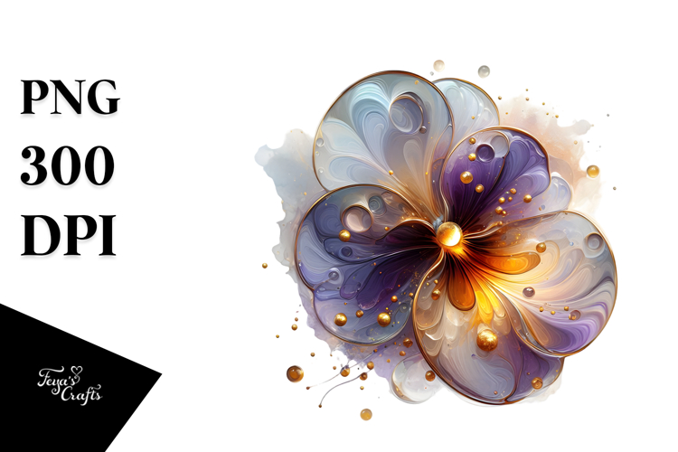 Abstract Pansy PNG