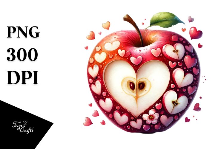 Apple Heart PNG