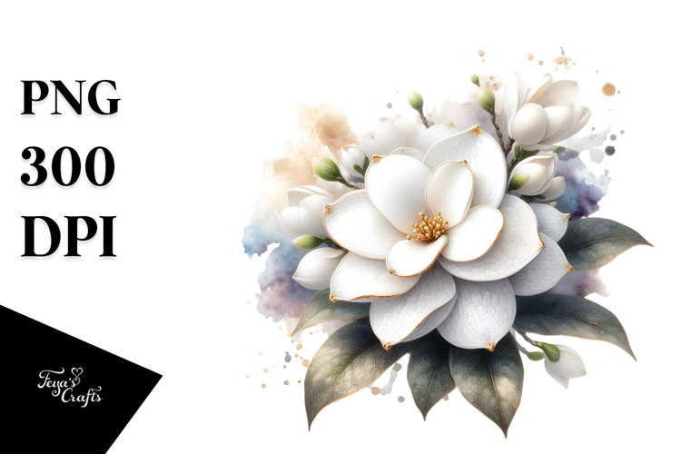 Flower Sticker Png Image 8
