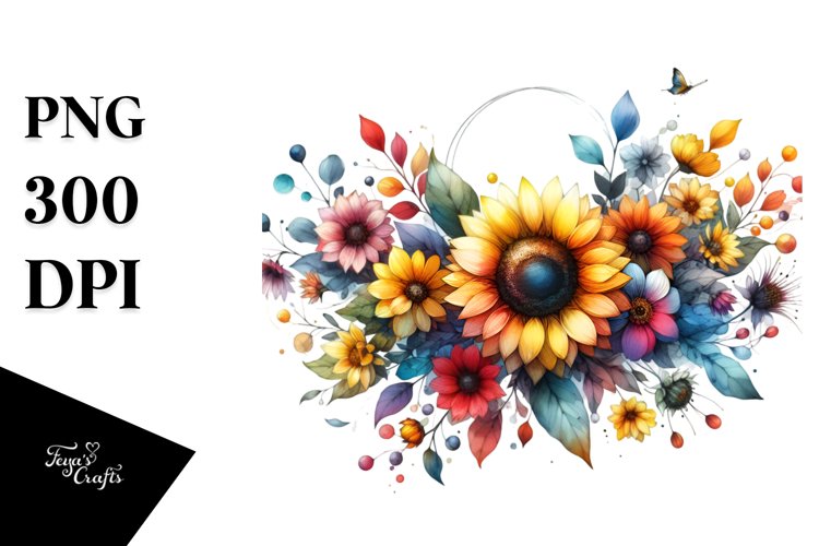Sunflower Clipart Image 14
