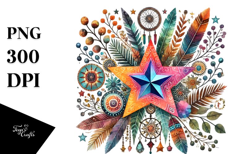 Boho Clipart Image 22