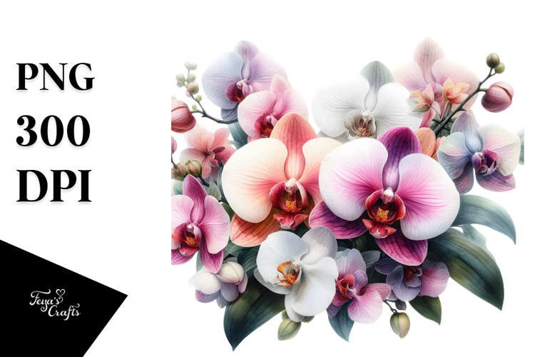 Orchid Clipart Image 3