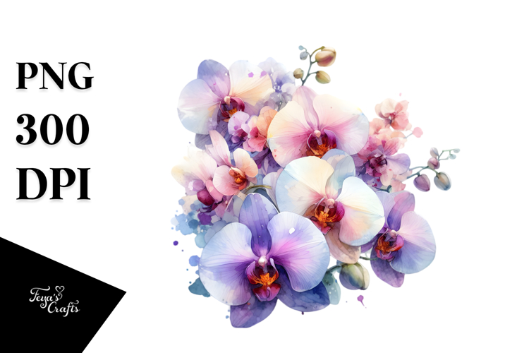 Orchid Clipart Image 2