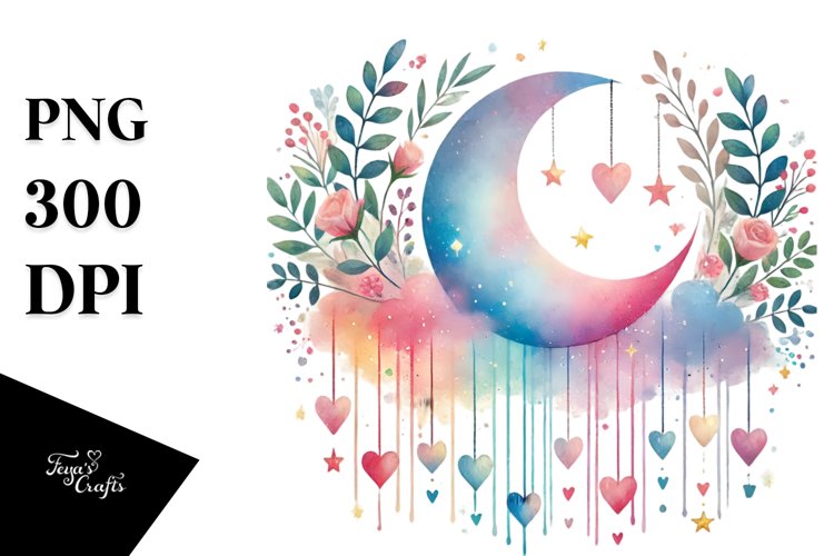Pastel Moon PNG