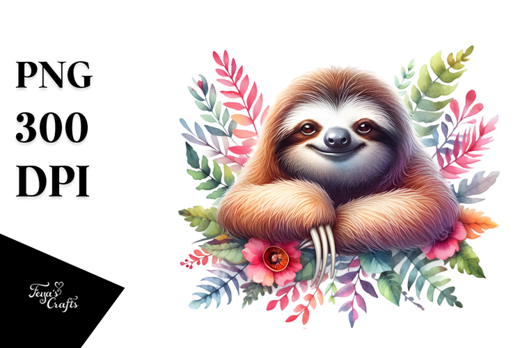 Sloth Clipart Image 3