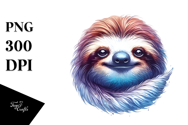 Sloth Clipart Image 2