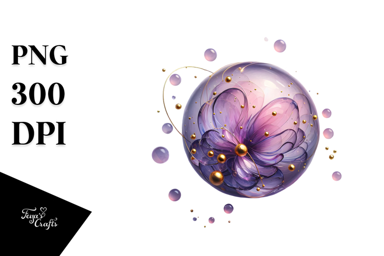Abstract Lilac PNG