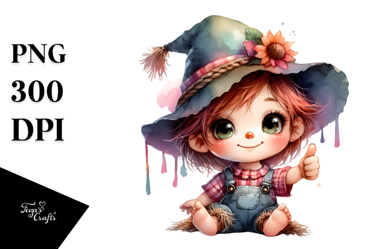 Scarecrow Clipart Image 6