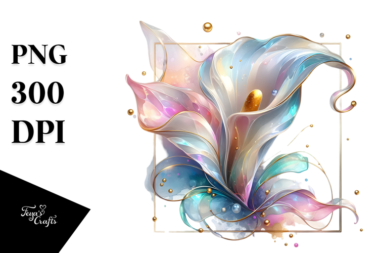 Shiny Calla Lily Tumbler