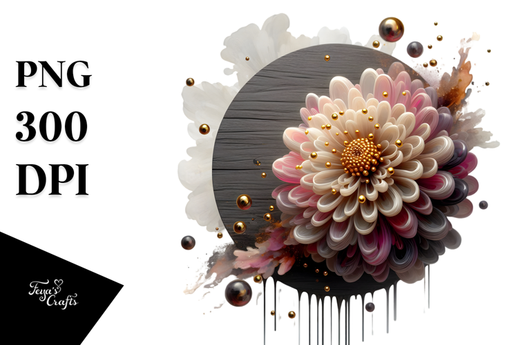 Glossy Chrysanthemum PNG
