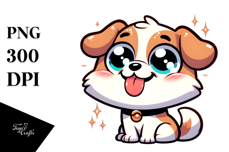 Cute Dog with Silly Smirk PNG