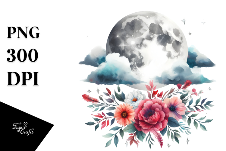 Boho Flowers Clipart Image 21