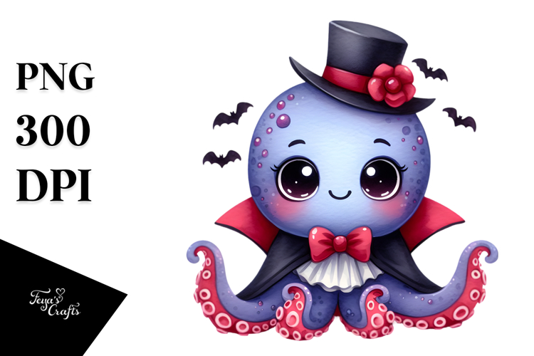 Cute Vampire Clipart Image 6