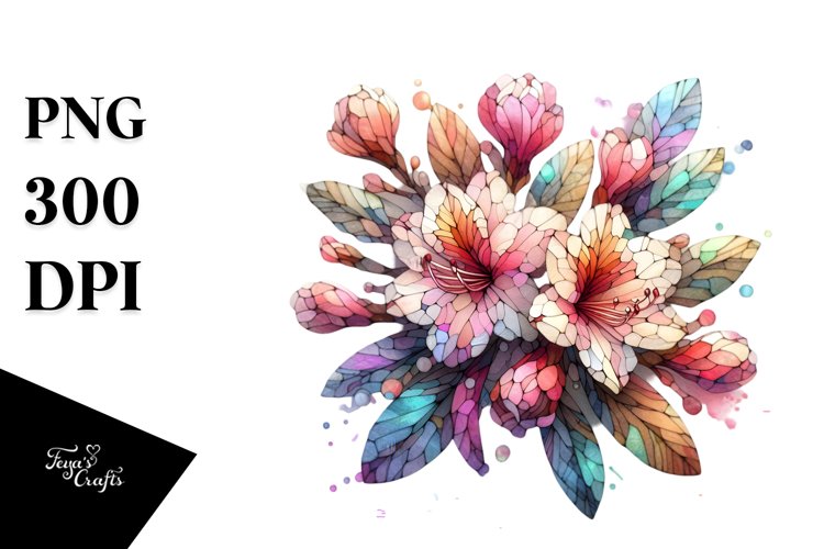 Flower Sticker Png Image 4