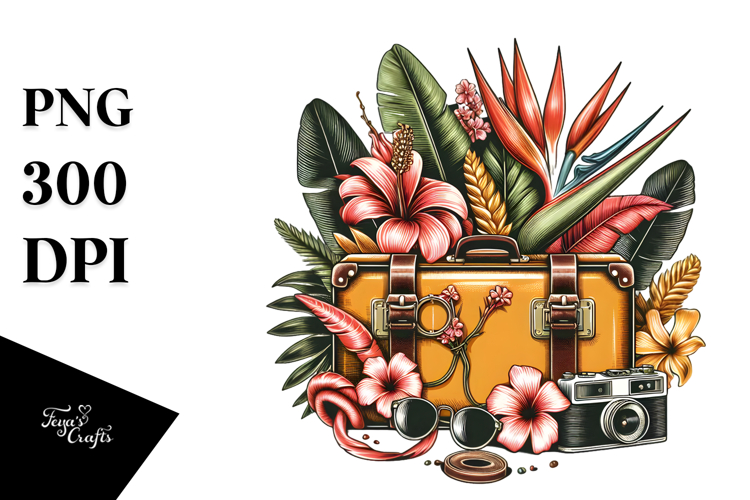 Suitcase Clipart Image 3