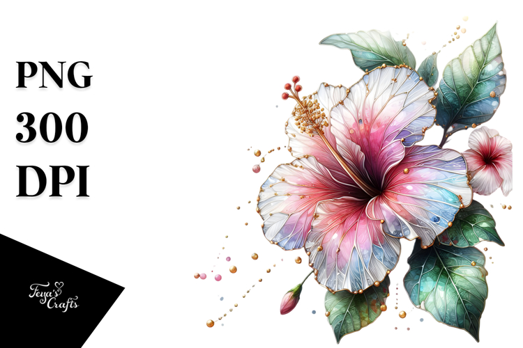 Hibiscus Flower Clipart Image 3