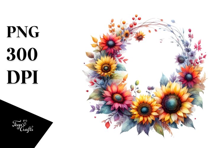 Sunflower Clipart Image 2