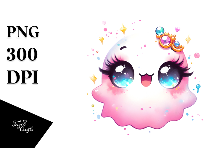 Funny Tiny Cute Ghost PNG