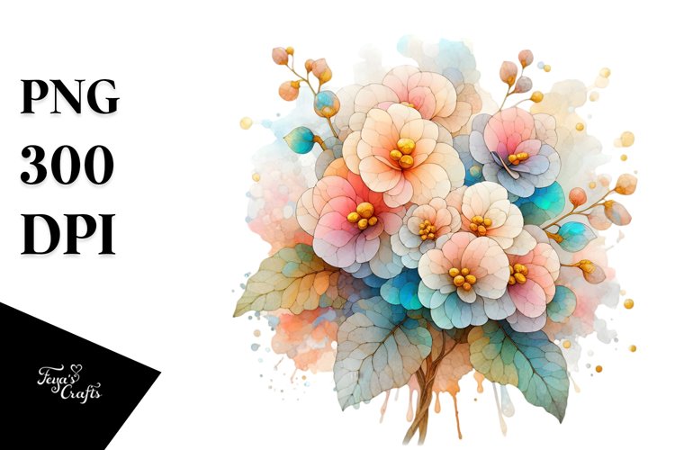 Flower Sticker Png Image 11