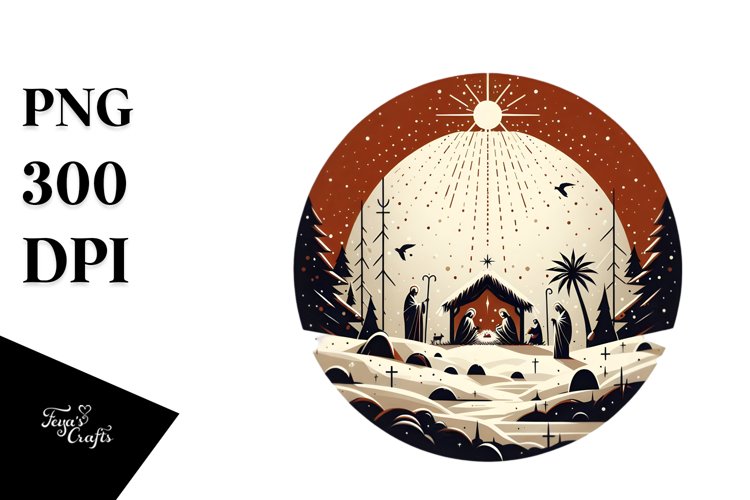 Nativity Scene Clipart Image 21