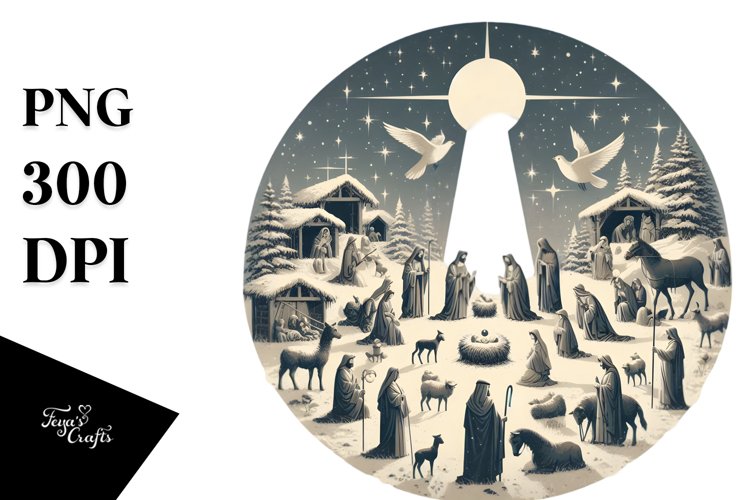 Nativity Scene Clipart Image 20