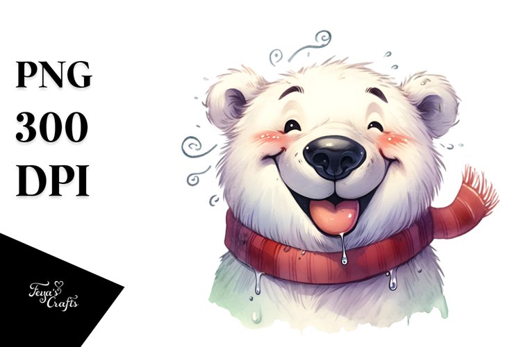 Polar Bear Clipart Image 2