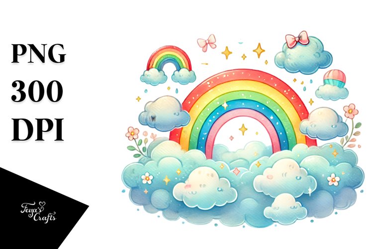 Cute Cloud Clipart Image 3