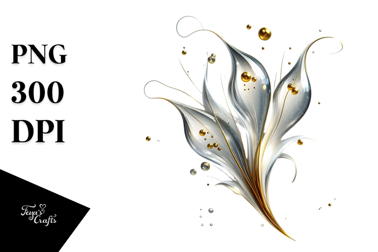 Glossy Snowdrop Sublimation PNG
