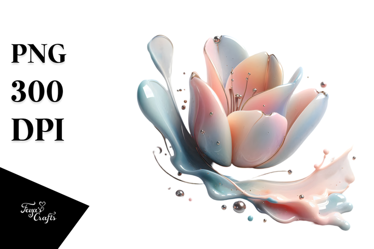 Glossy Tulip PNG