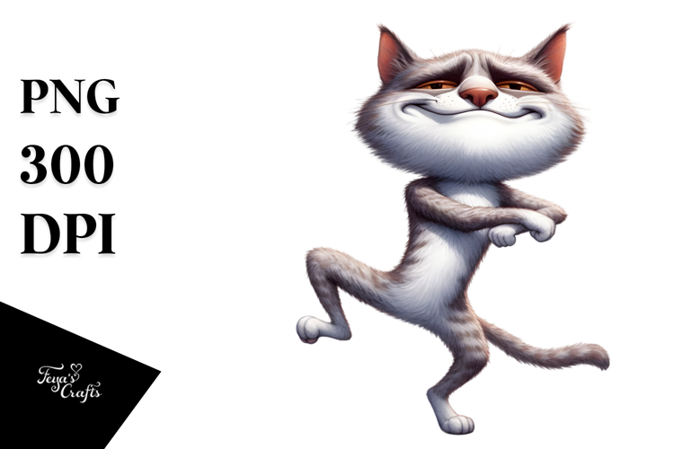 Funny Cat with Bow Tie