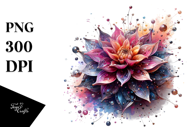 Sublimation Shiny Dahlia Metallic