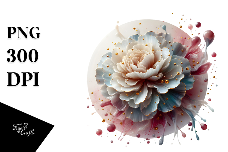 Abstract Carnation PNG example image 1