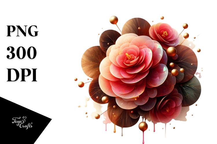 Glossy Begonia PNG