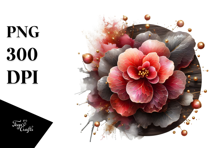 Abstract y Begonia PNG