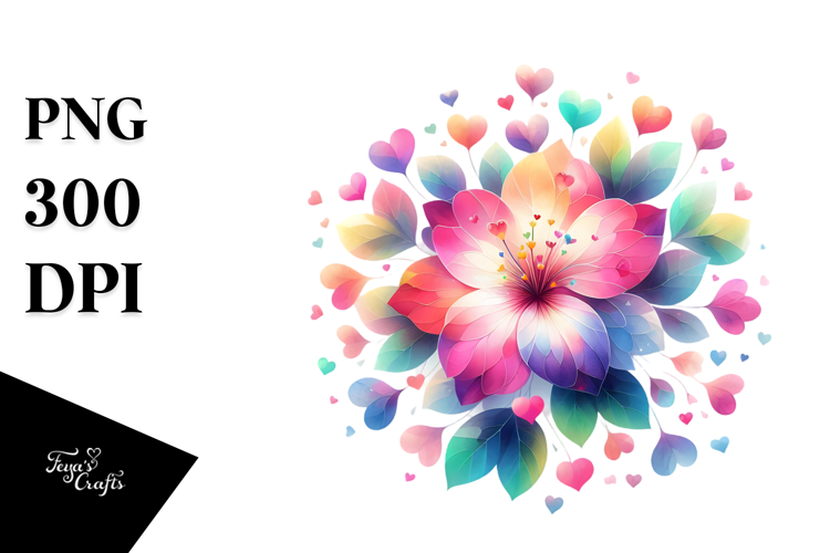 Flower Sticker Png Image 19