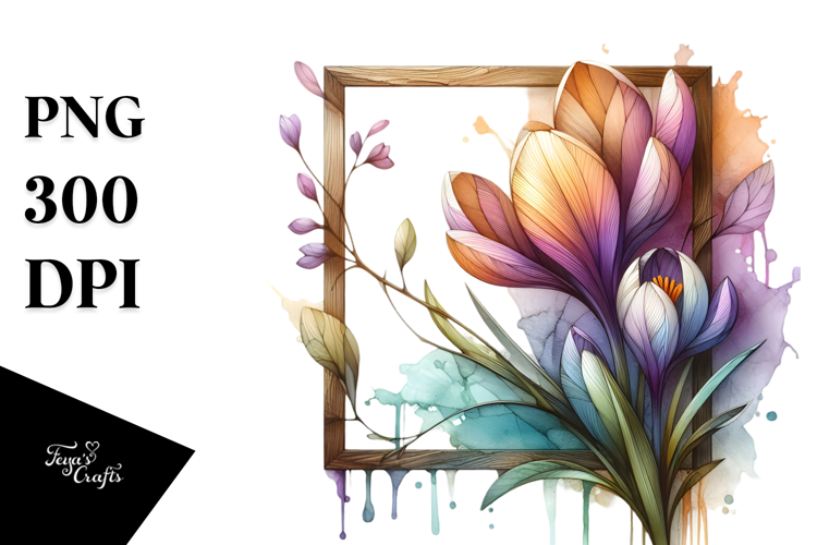 Stained Crocus Tumbler