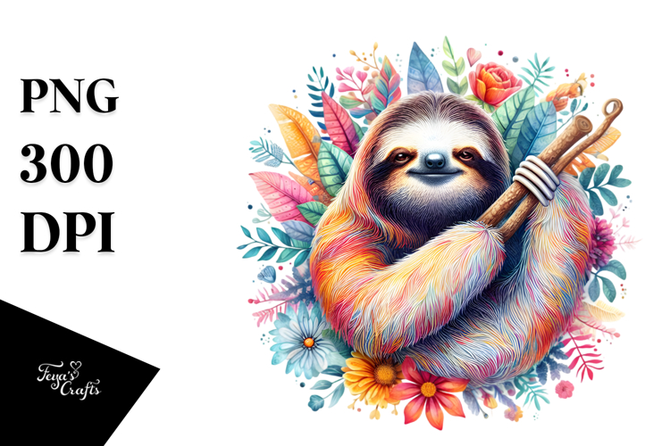 Sloth Clipart Image 19
