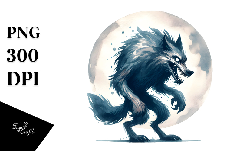 Werewolf Clipart Image 6