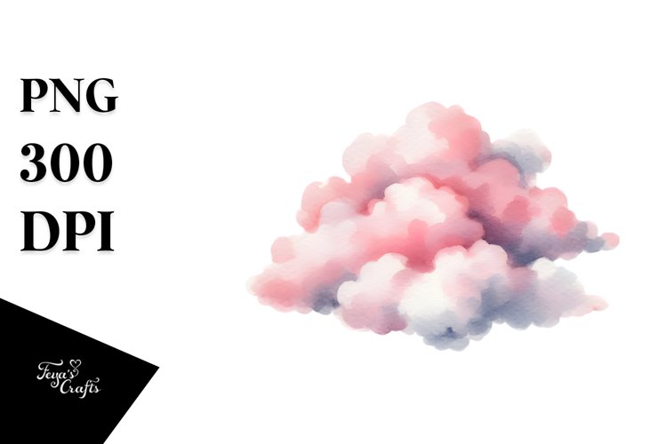 Pinkish Cloud PNG