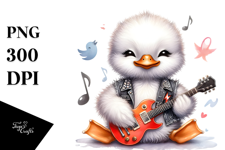 Cute Baby Swan PNG